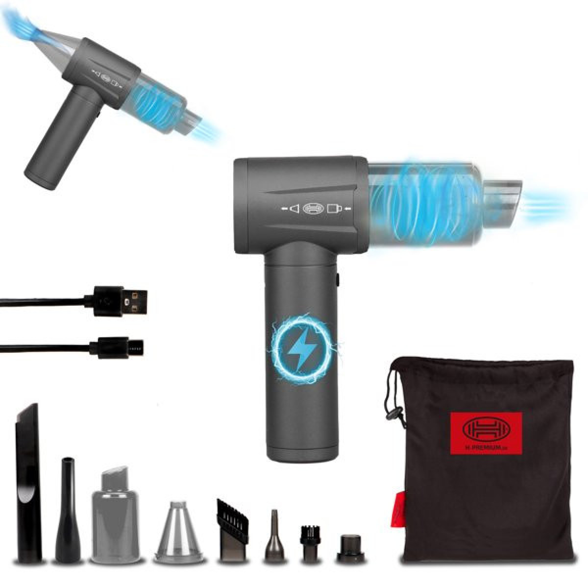 ALCA HEYNER 2in1 VacuDuster Pro cordless vacuum cleaner, 90 W, HEPA filter, ALC-238300