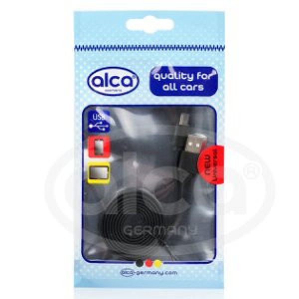 ALCA Cable Type-C USB 2.0, black, 100 cm long (for smartphones, tablets, n. Samsung)