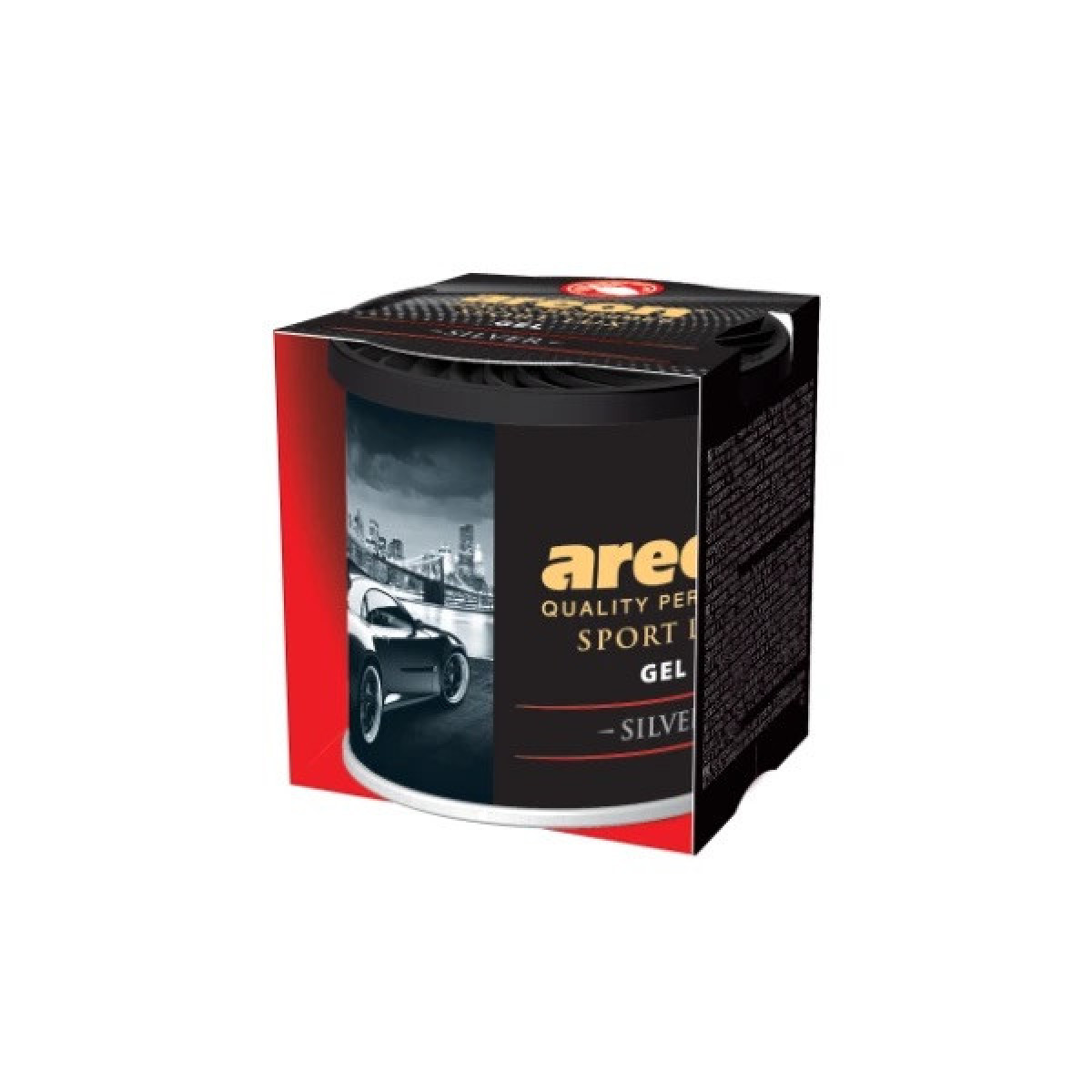 AREON Gel Sport Lux Silver, Air freshener in a box