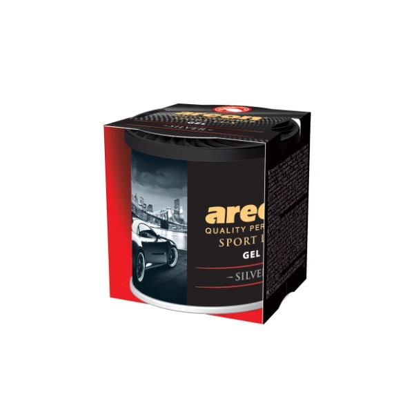 AREON Gel Sport Lux Silver, Air freshener in a box