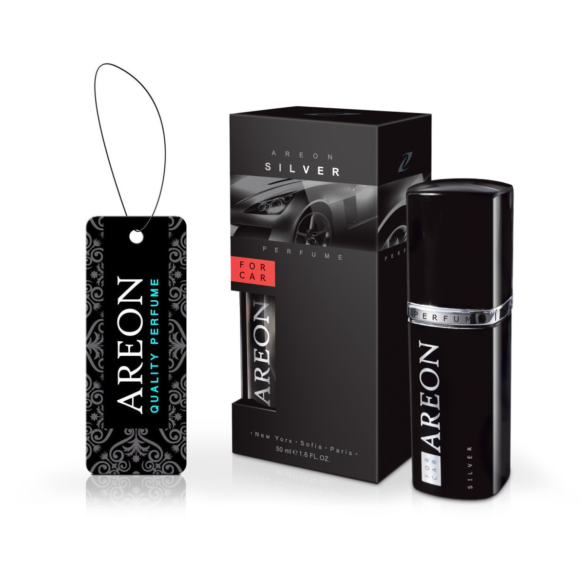 AREON Perfume Silver, air freshener spray, 50 ml AREON Perfume Silver, air freshener spray, 50 ml