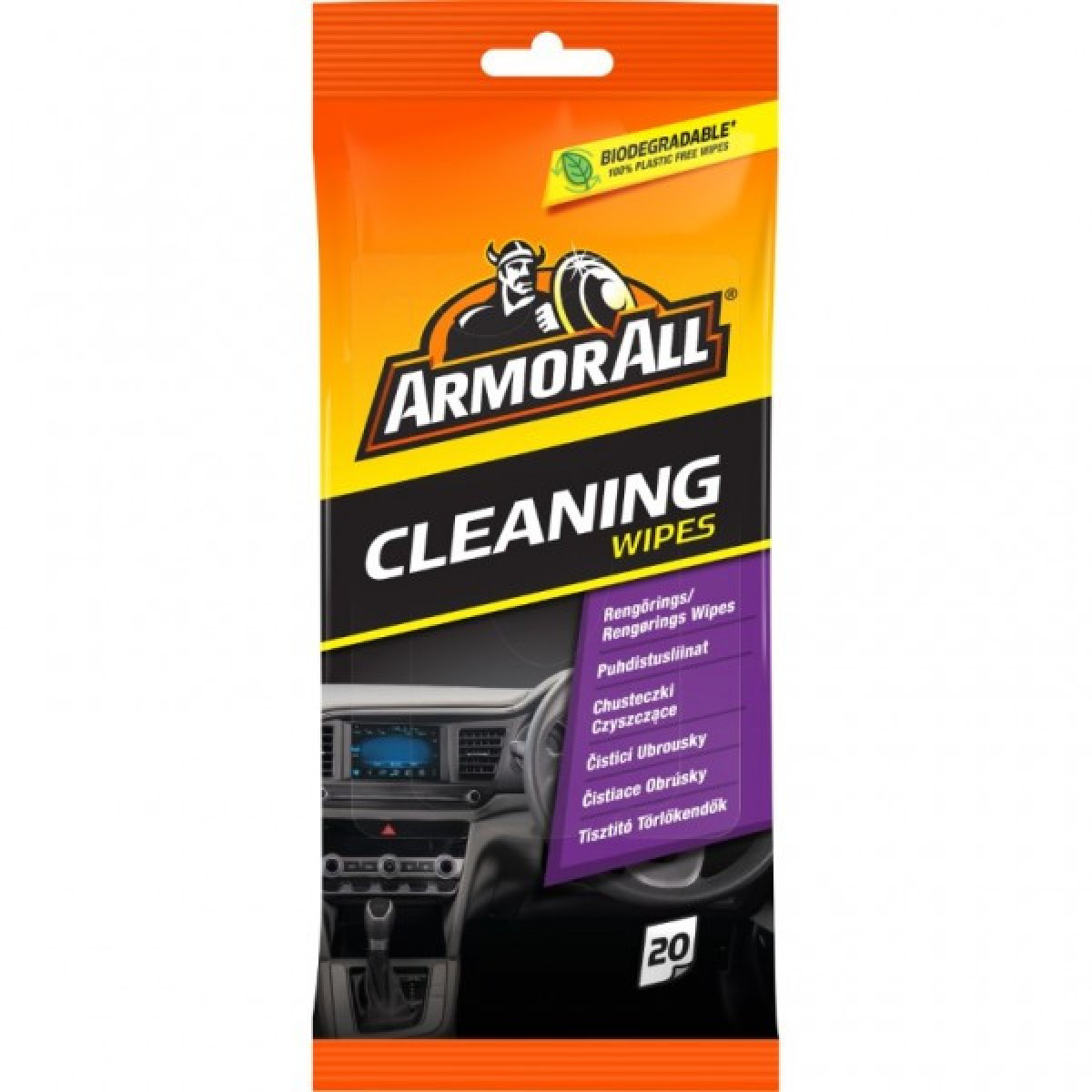 ARMORALL CRPT & Seat flow wipes, Upholstery cleaning wipes, 20pcs ARMORALL CRPT & Seat flow wipes, Upholstery cleaning wipes, 20pcs