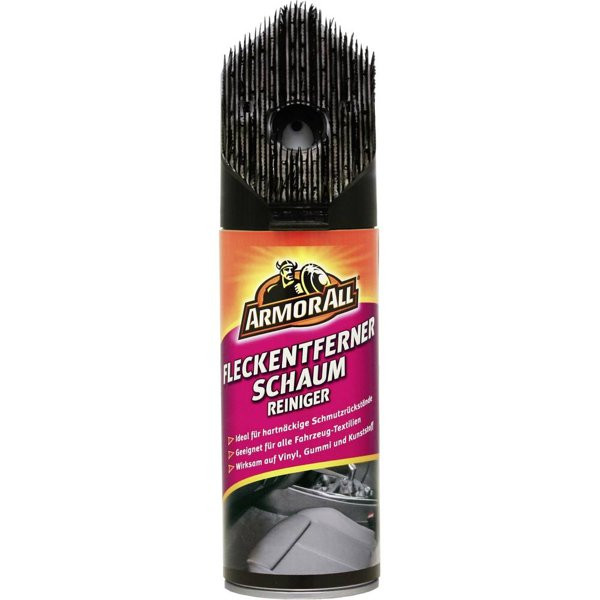 ARMORALL Stain Remove Foam Cleaner, Upholstery cleaner with brush, 400 ml