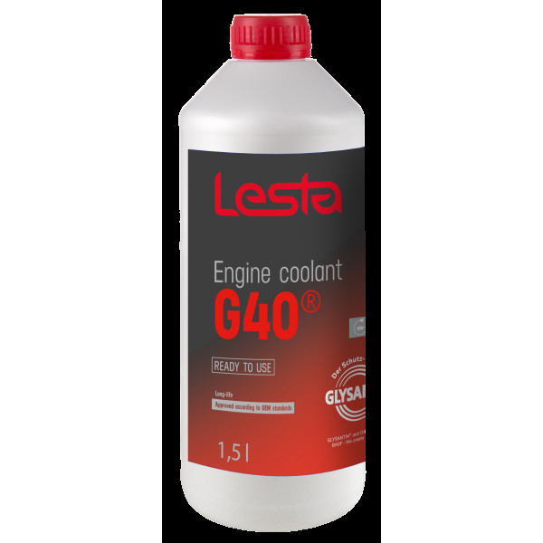 Lesta Glysantin G40 Coolant, ready to use, 1.5 l Lesta Glysantin G40 Coolant, ready to use, 1.5 l