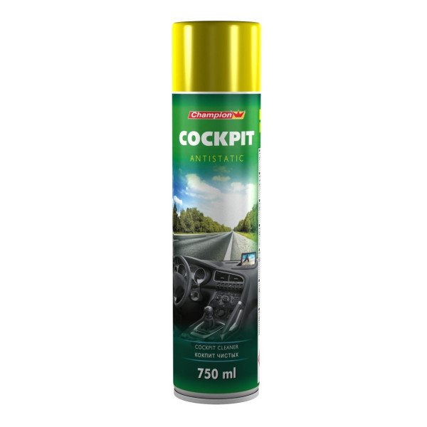 CHAMPION aero Cockpit Cleaner Lemon, dashboard cleaner, 750 ml