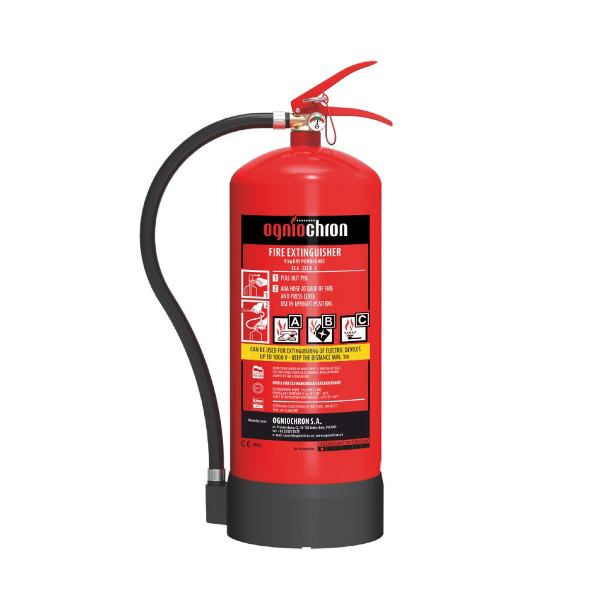 Fire extinguisher ABC 9 kg