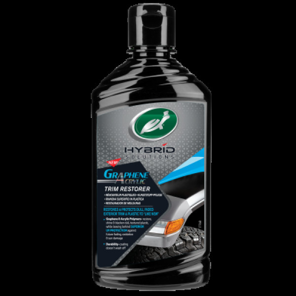 Turtle Wax HS Trim Restorer, Exterior Detail Restorer, 296 ml