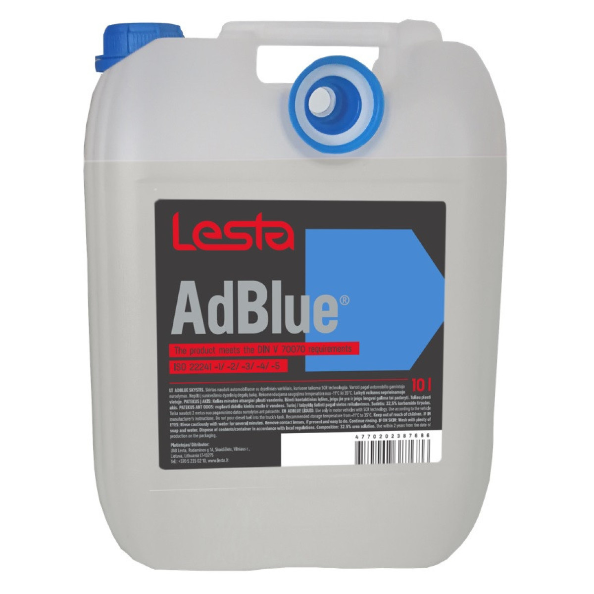 LESTA Adblue urea solution, 10 L