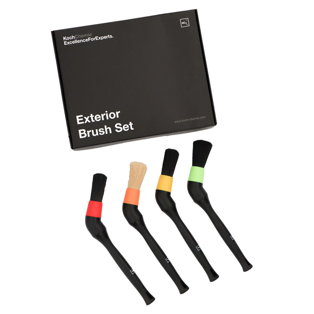 KOCH CHEMIE Exterior Brush Set, exterior brush set, 4 pcs