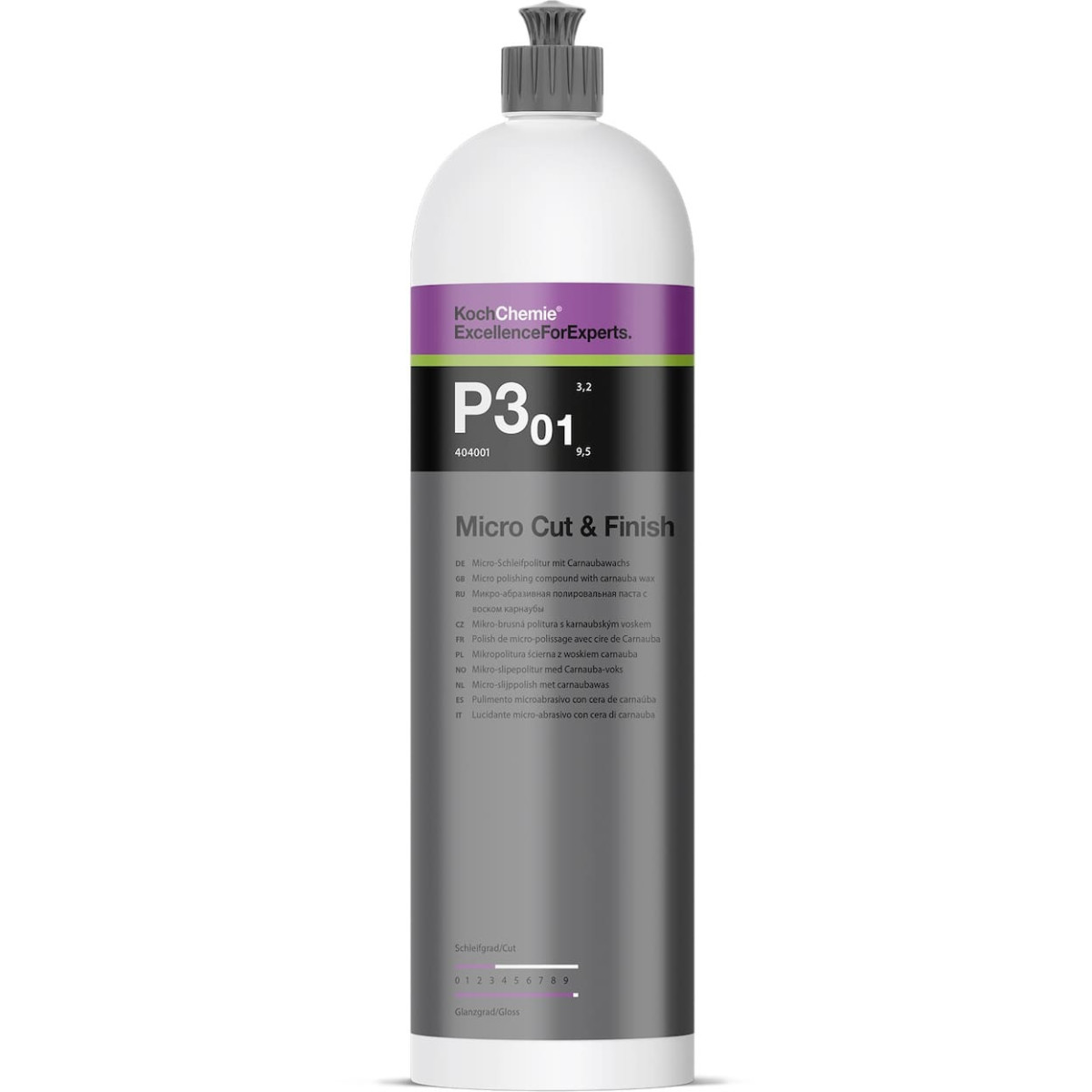 KOCH CHEMIE Micro Cut&Finish P3.01, polishing paste with Carnauba wax, 250ml KOCH CHEMIE Micro Cut&Finish P3.01, polishing paste with Carnauba wax, 250ml