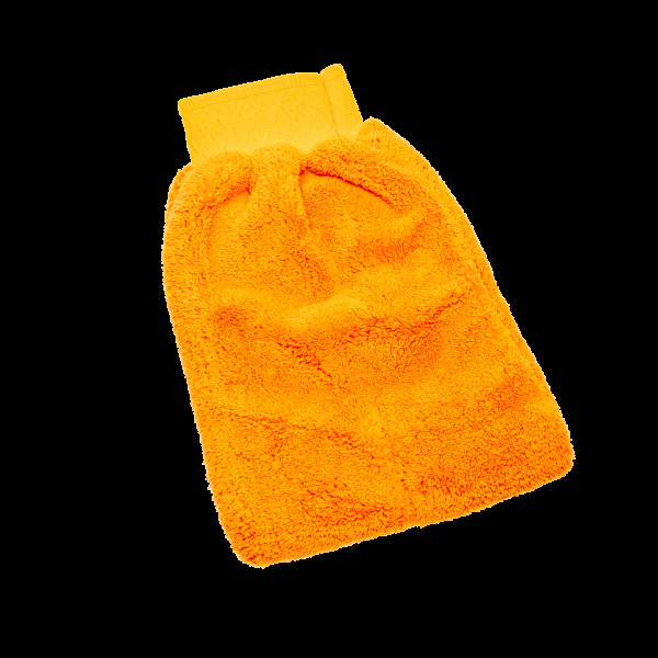 KOCH CHEMIE Microfibre cleaning mitt, Upholstery cleaning glove, orange