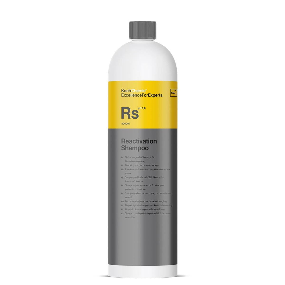 KOCH CHEMIE Reactivation Shampoo for Ceramic coating, Ceramic coating renewal shampoo, 1 L