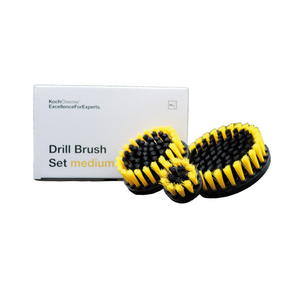 KOCH CHEMIE Drill Brush Set medium, set of brushes on a spinner