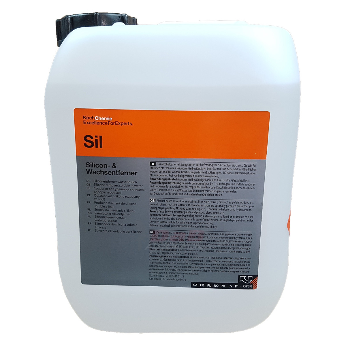 KOCH CHEMIE Silicon&Wax Remover, alcohol-based silicone remover, 5L KOCH CHEMIE Silicon&Wax Remover, alcohol-based silicone remover, 5L