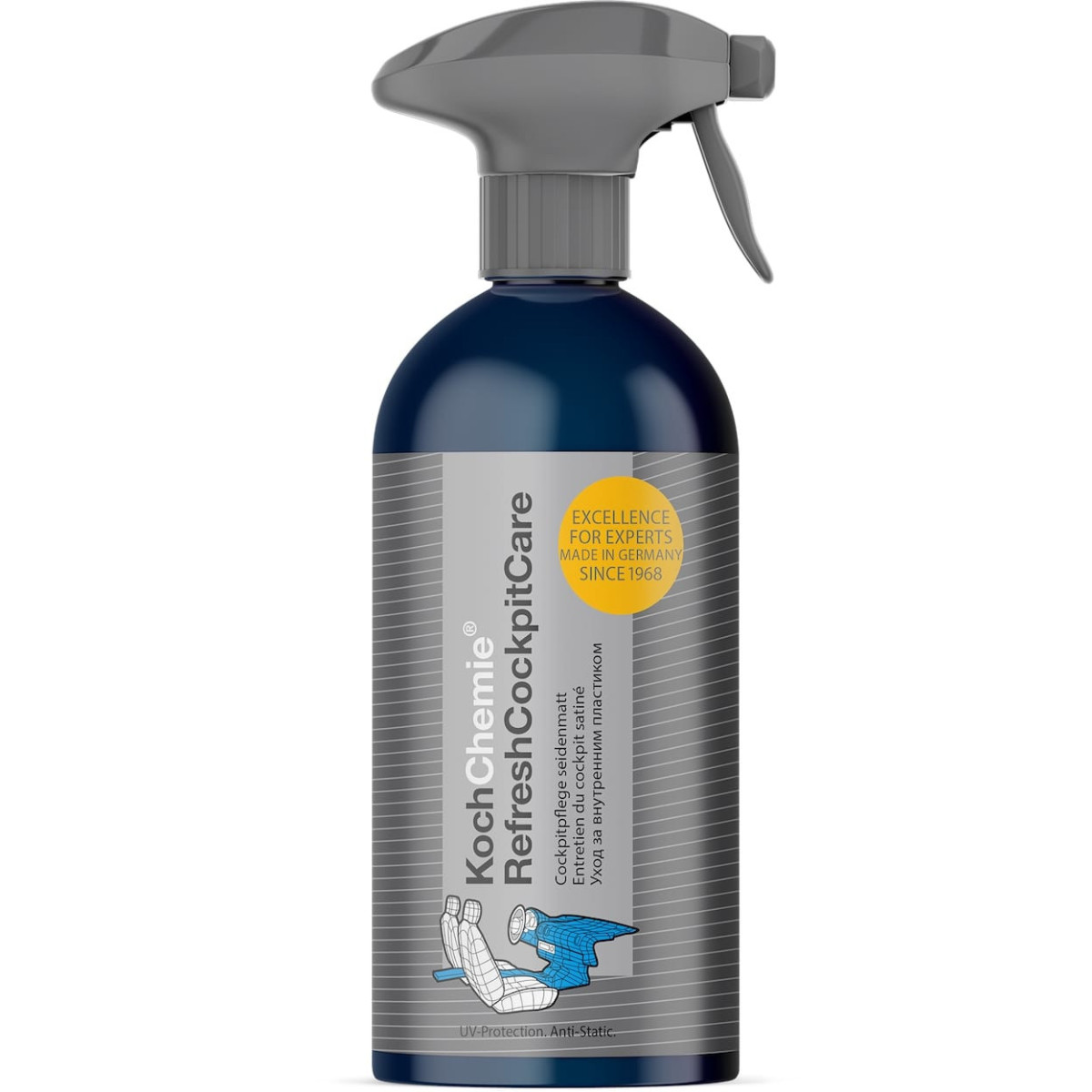 KOCH CHEMIE Refresh Cockpit Care, interior plastic parts cleaner, 500 ml