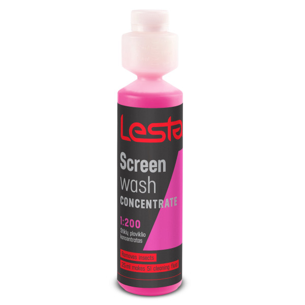 LESTA Concentrated Windscreen Washer Fluid, 250 ml, 1:200