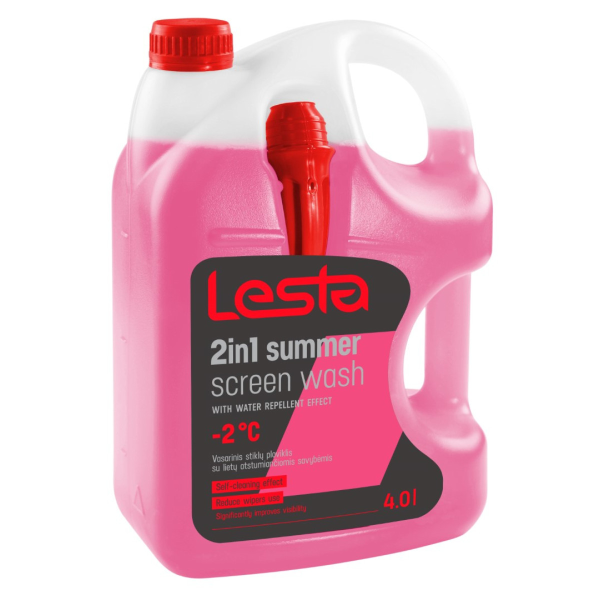 LESTA Windscreen Washer Fluid 2In1 -2°C, 4 L