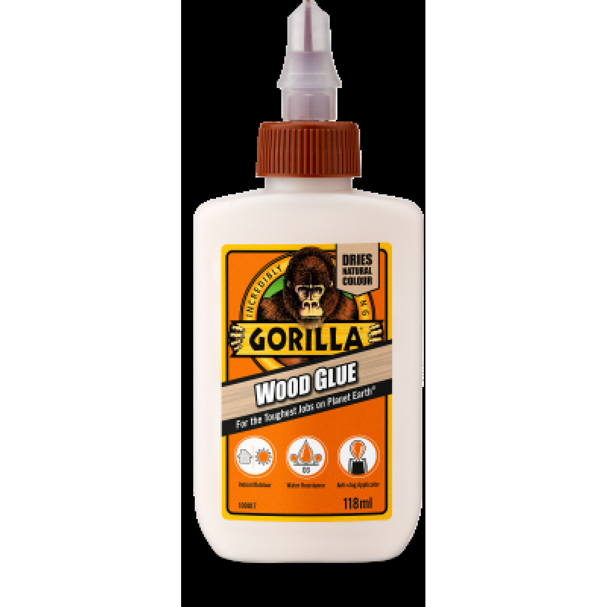 Gorilla Wood Glue, Wood Glue, 118 ml