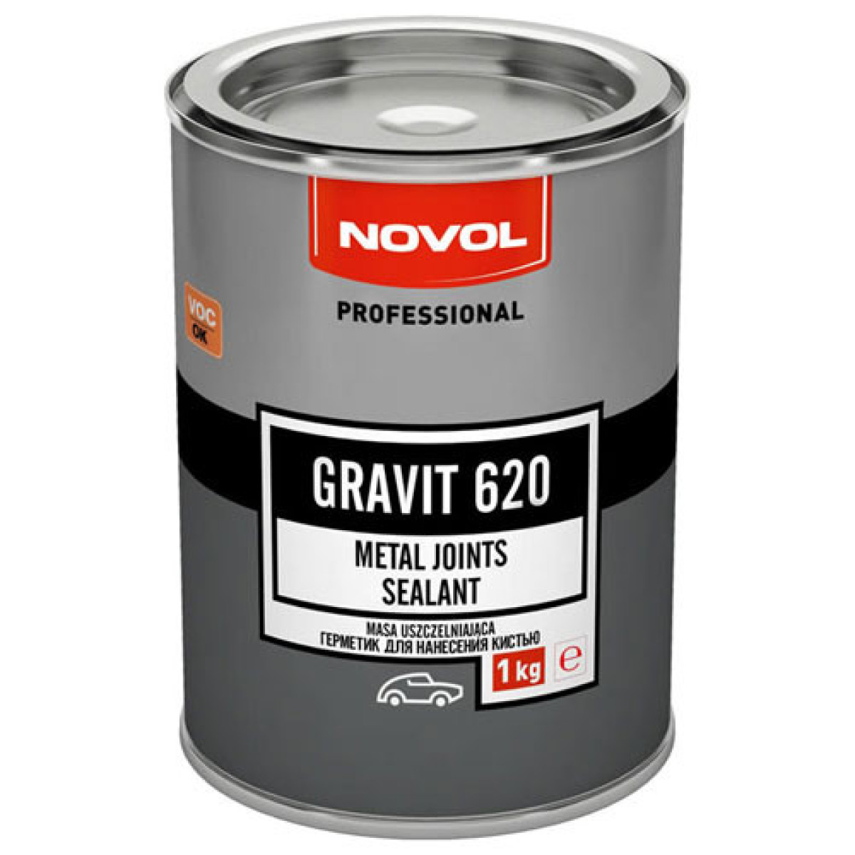 NOVOL Gravit 620 Metal Joints Sealant, spreadable PU sealant, 1 kg NOVOL Gravit 620 Metal Joints Sealant, spreadable PU sealant, 1 kg