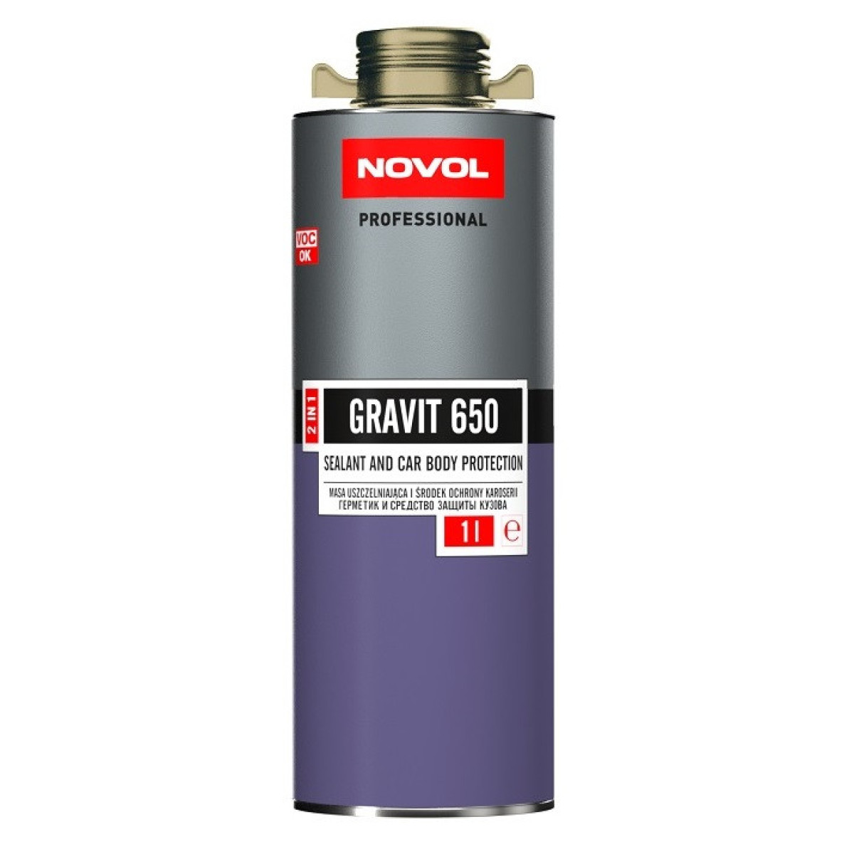 NOVOL Gravit 650 Sealant&Antigravel - Beige, sealant-protective coating, 1L