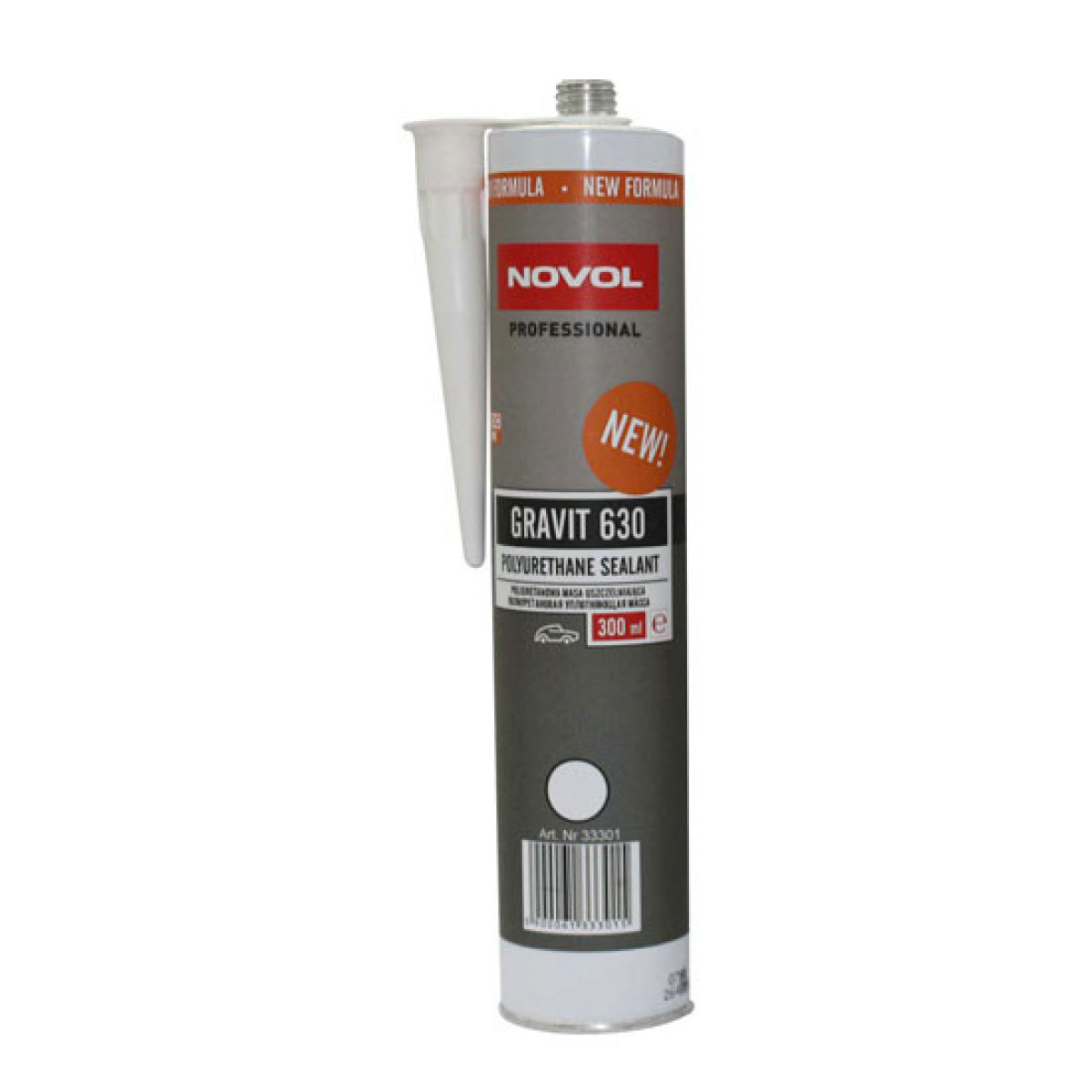 NOVOL Gravit 630 Elastic Polyurethane Sealant - White, 300ml