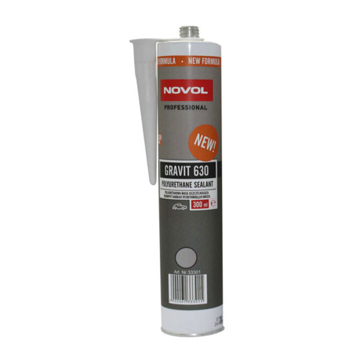 NOVOL Gravit 630 Elastic Polyurethane Sealant Grey, 300 ml