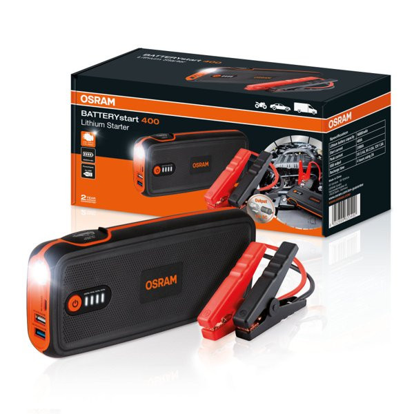 OSRAM ACE battery-starter, lithium 16800mAh, min current 400A. max-2000A