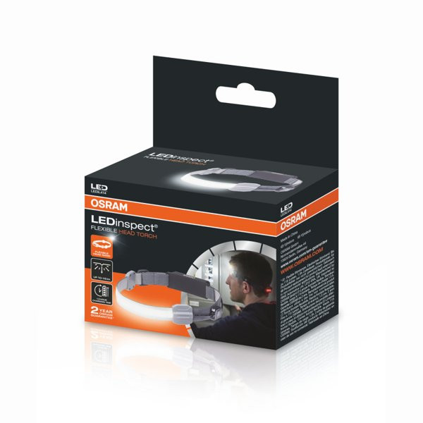 OSRAM ACE Flexible Head Torch, head-mounted inspection lamp