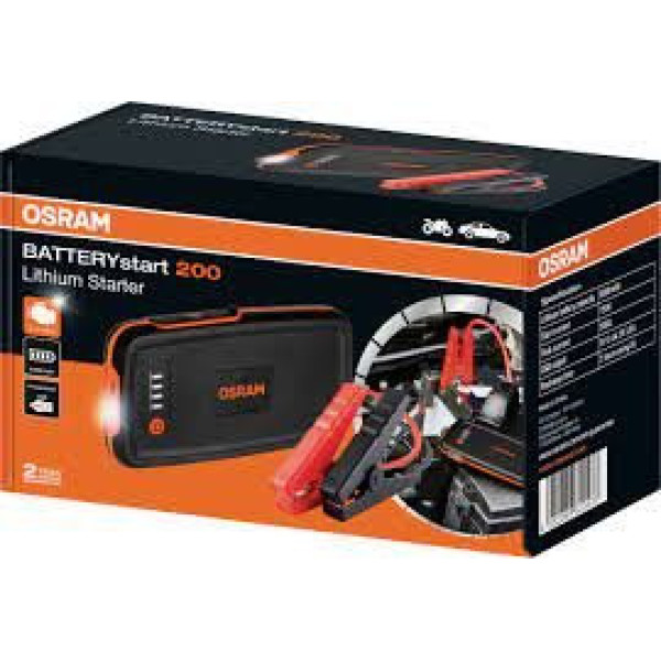 OSRAM BATTERYstart 200 (OBSL200), starter battery, lithium 6000 mAh