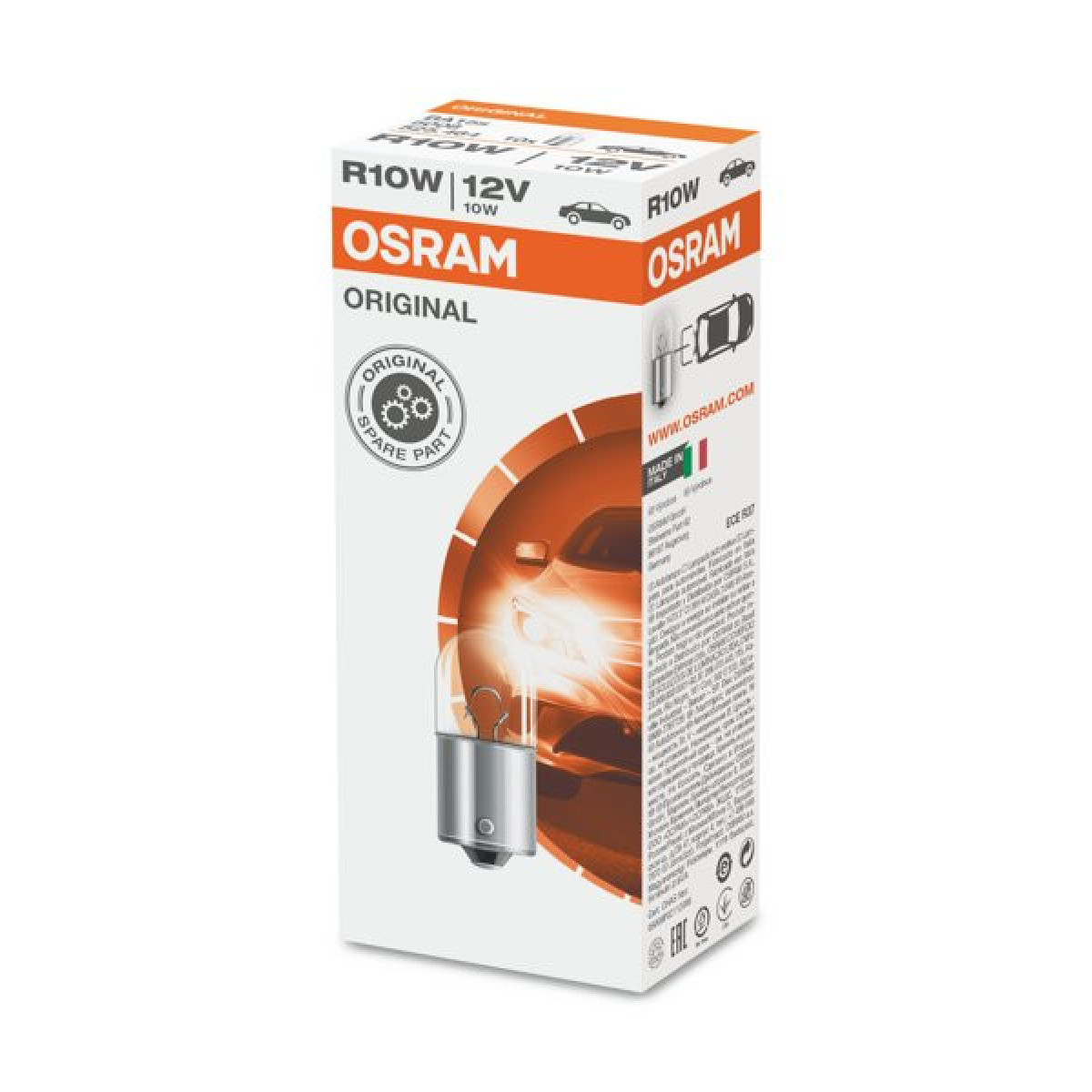 OSRAM Car bulb 10W 12V BA15S, 1pc