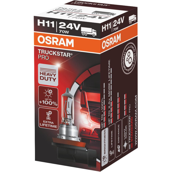 OSRAM Car bulb, 70W 24V H11 PGJ19-2
