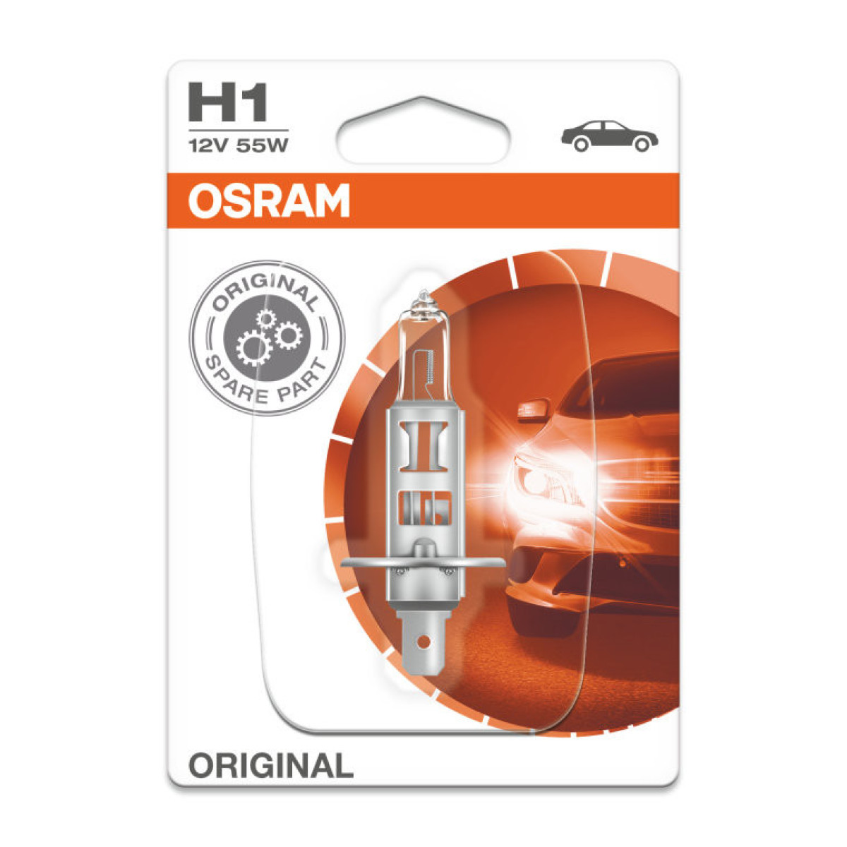 OSRAM Car bulb H1 55W 12V P14.5S, 1pc