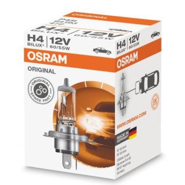 OSRAM Car bulb H4 60/55W 12V Bilux P43T, 1pc