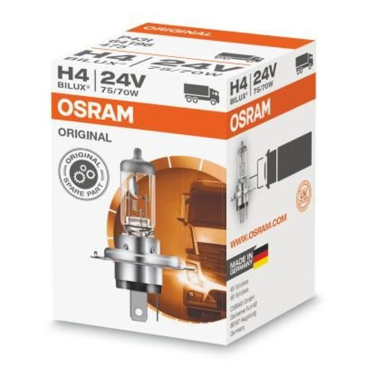 OSRAM Car bulb H4 75/70W 24V, 1pc