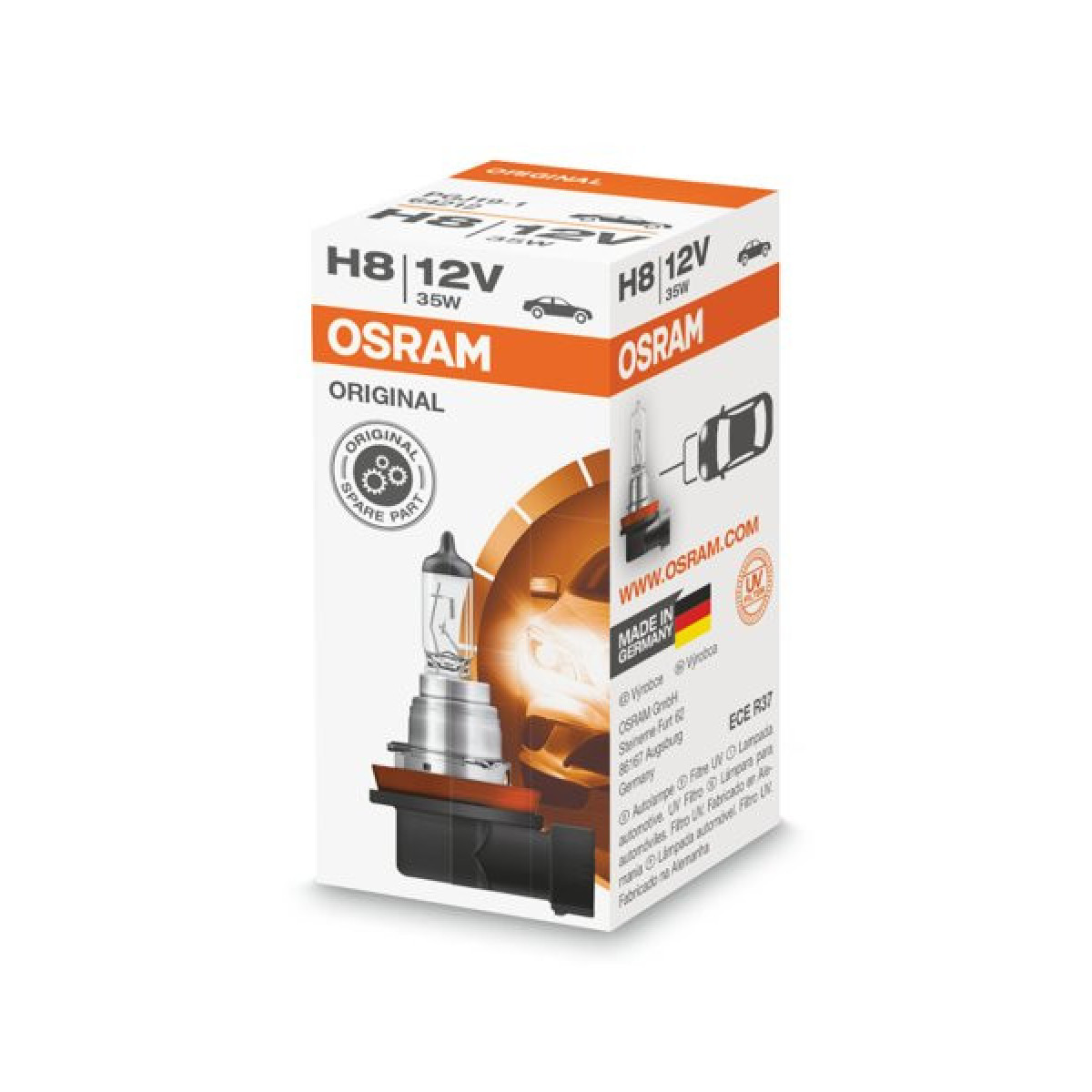 OSRAM Car bulb, H8 35W 12V PGJ19-1, 1pc