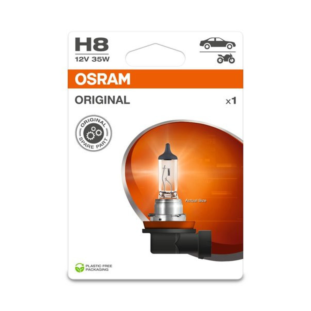OSRAM Car bulb H8 35W 12V PGJ19-1, 1pc
