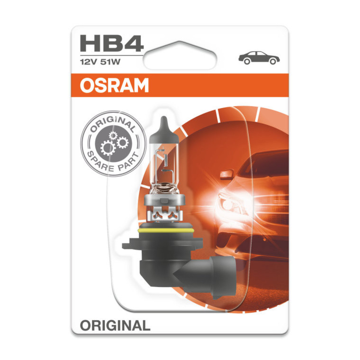 OSRAM Car bulb HB4 51W 12V P22D (for American cars), 1pc
