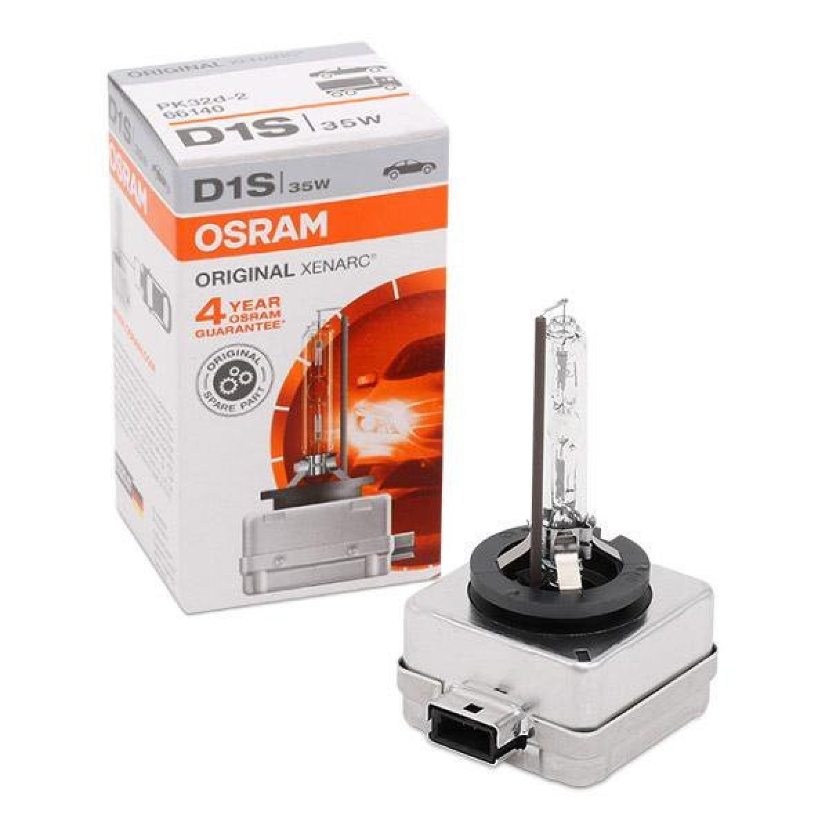 OSRAM XENON Car bulb, 35W PK32D-2 D1S, 1pc