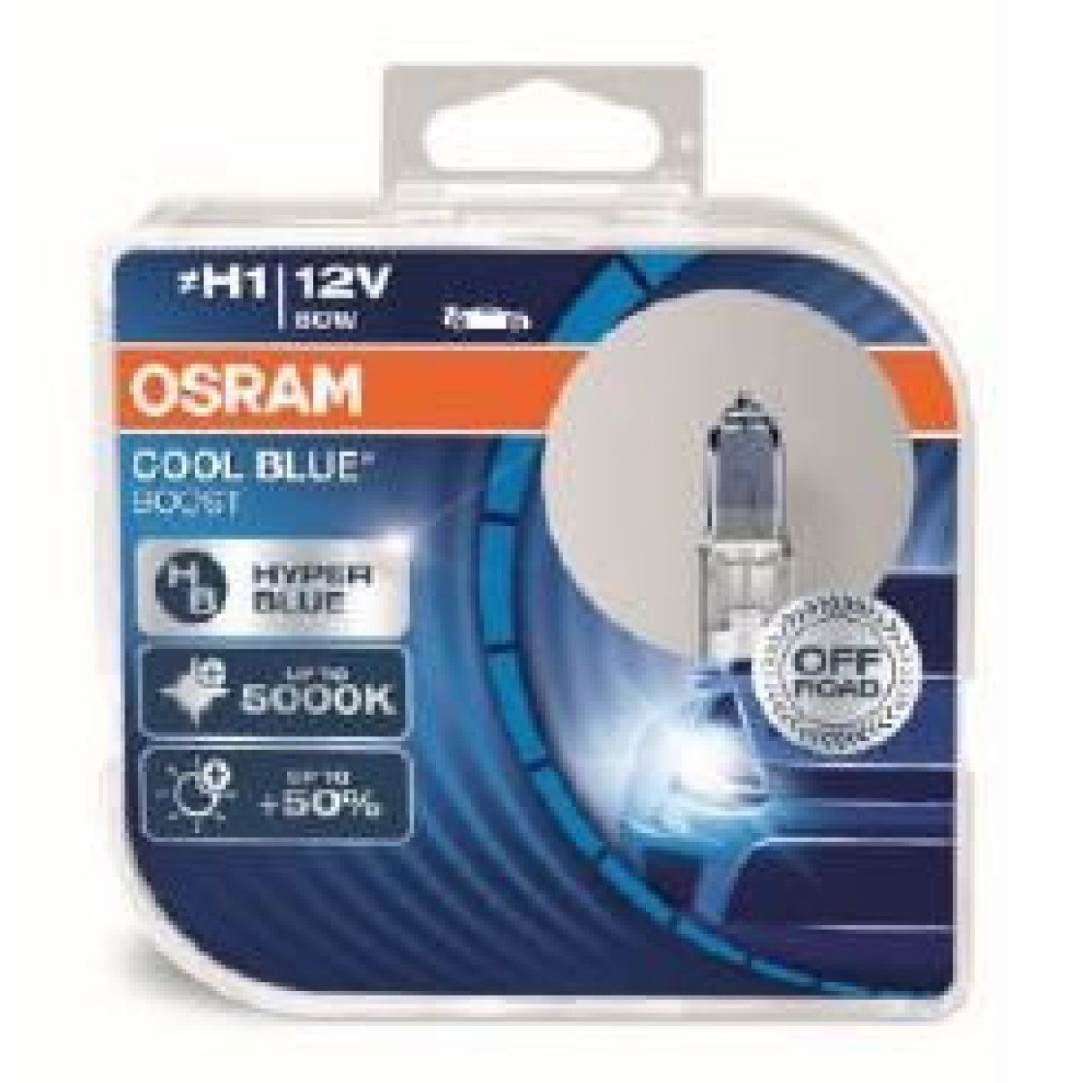 OSRAM Car bulbs COOL BLUE BOOST H1 80W 12V P14.5S, 2pcs
