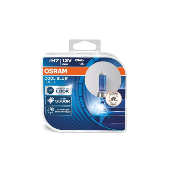 OSRAM Cool Blue Boost H7 PX26D, Car bulbs, 80W 12V, 2 pcs