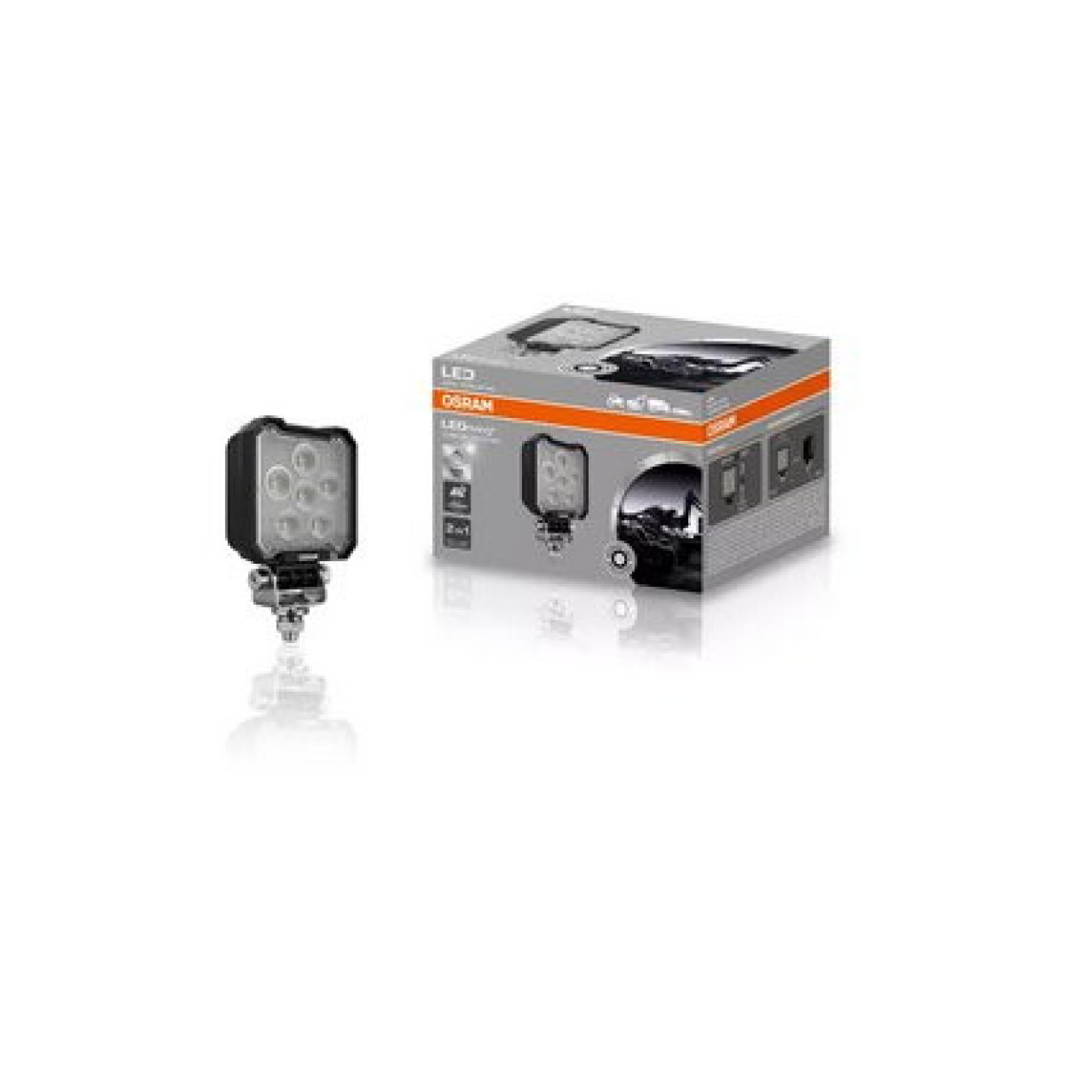 Osram LEDriving® WL VX100-WD, cube light, 56m long light beam, 12/24V 20W 2000lm