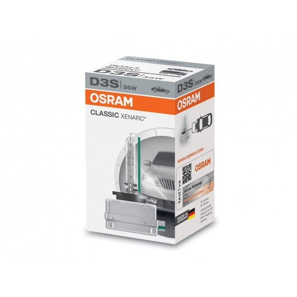 OSRAM Bulb, 35W D3S xenon classic PK32D-5 D3S, 1pc