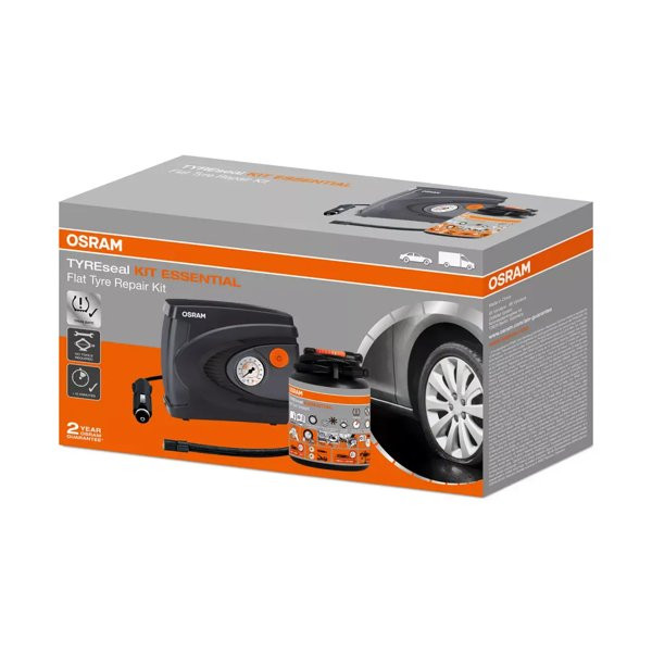 OSRAM TYREseal Kit Essential, digital air compressor