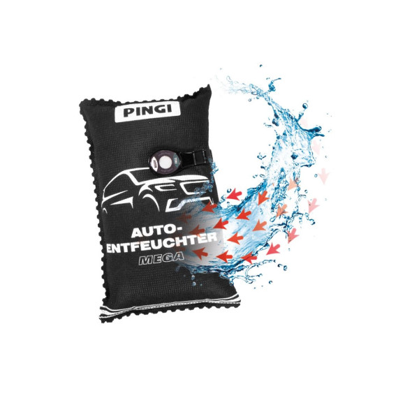 PINGI Car Dehumidifier MEGA, reusable moisture absorber, 1 kg