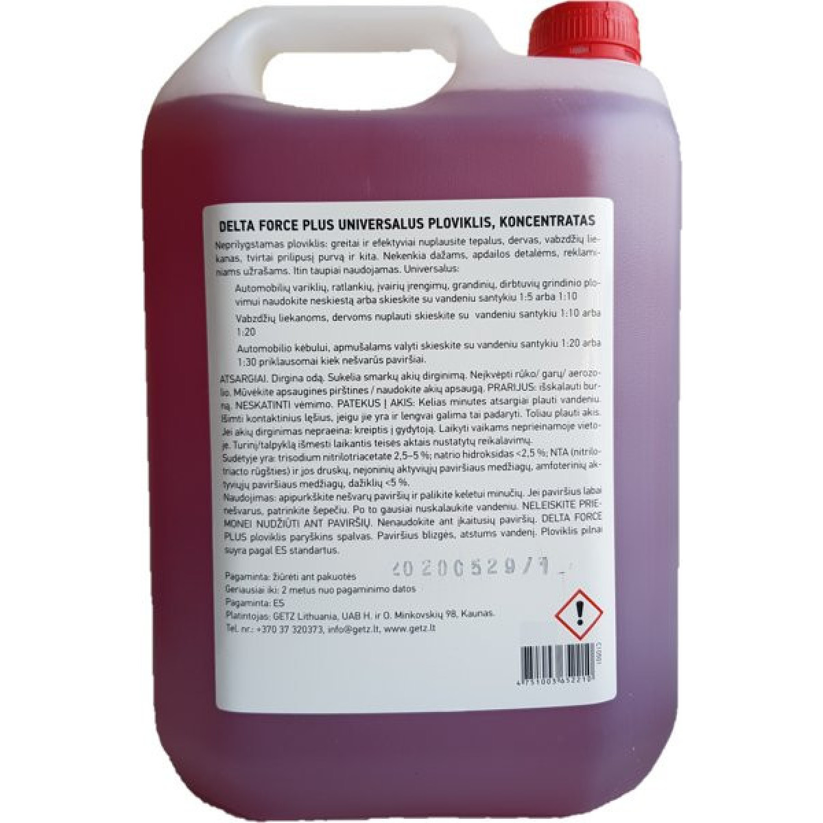 PITSTOP Delta Force Plus, Detergent, 5 L PITSTOP Delta Force Plus, Detergent, 5 L