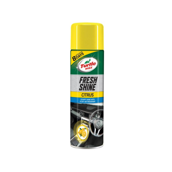 Turtle Wax® Dashboard Polish with Air Freshener, LEMON Scent, 500 ml Turtle Wax® Dashboard Polish with Air Freshener, LEMON Scent, 500 ml