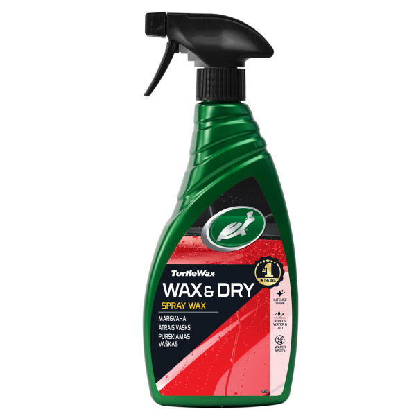 TURTLE WAX Wax N Dry, spray wax for wet bodywork, 500 ml
