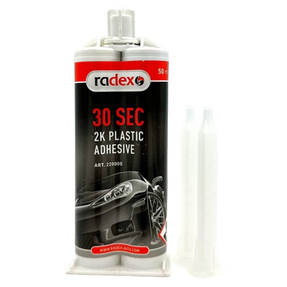 RADEX 2K Plastic Adhesive (30 sec.), 50 ml
