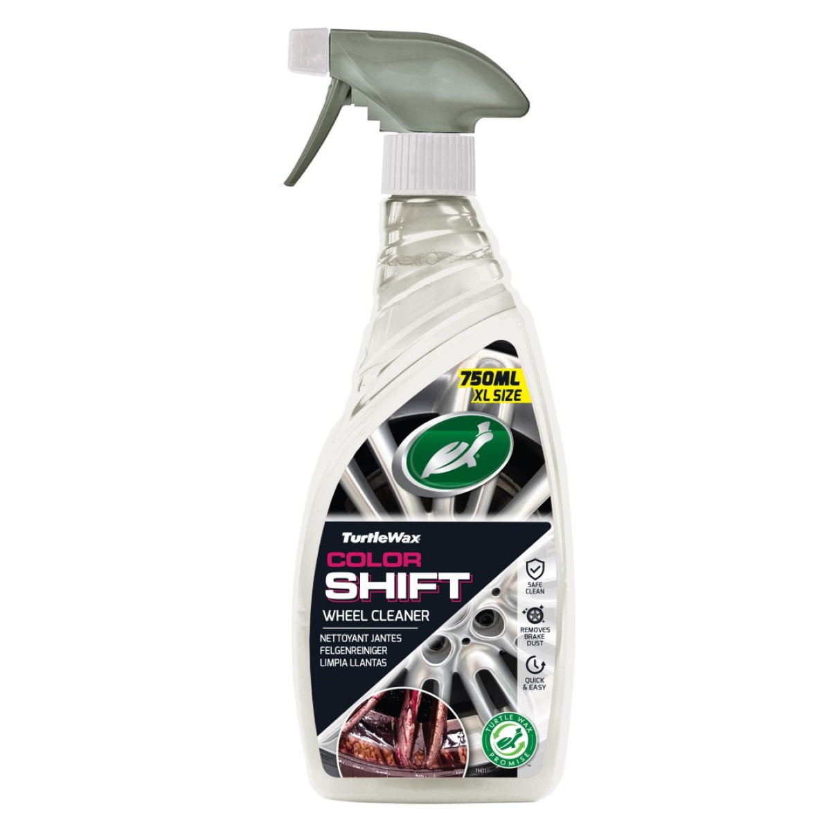 TURTLE WAX Colorshift wheel cleaner, rim cleaner, 750 ml
