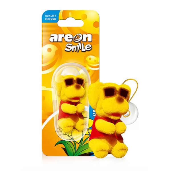 AREON Smile Toy Vanilla / Yellow Dog air freshener